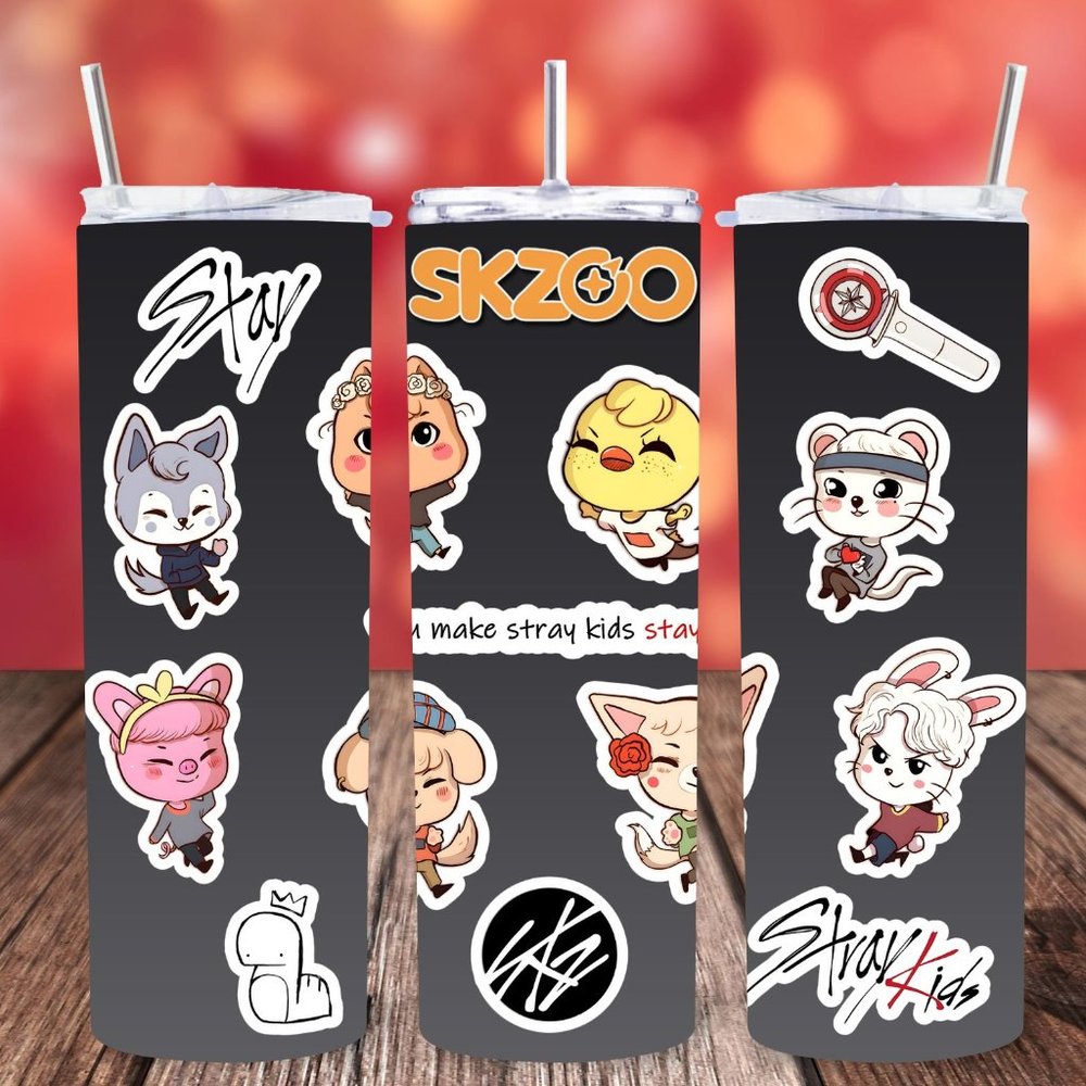 Kpop Stray Kids SKZOO 20 oz Tumbler Cup